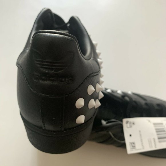 ADIDAS SUPERSTAR WOMEN SHOES FV3343 BLACK WHITE - Picture 7 of 8